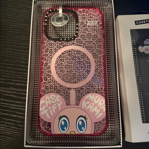 Casetify X Murakami Floral Pink iPhone 15 Pro Max Case - Picture 4 of 4